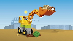 Lego Duplo. Экскаватор-погрузчик (Lego, 10811-L)